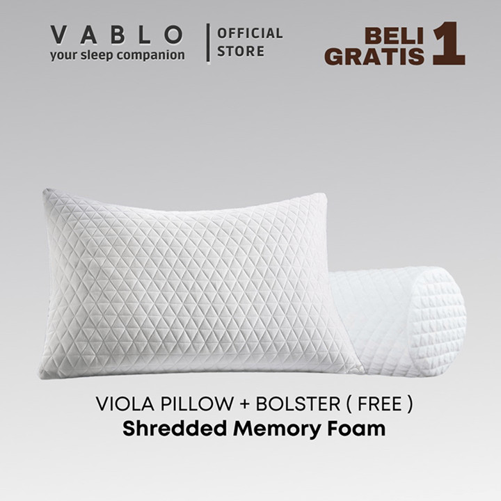Vablo Viola bantal gratis guling micro memory foam - buy 1 g