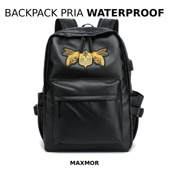 [Max-Mor] M115 Tas Ransel Kulit Pria Tas Backpack Pria Kulit