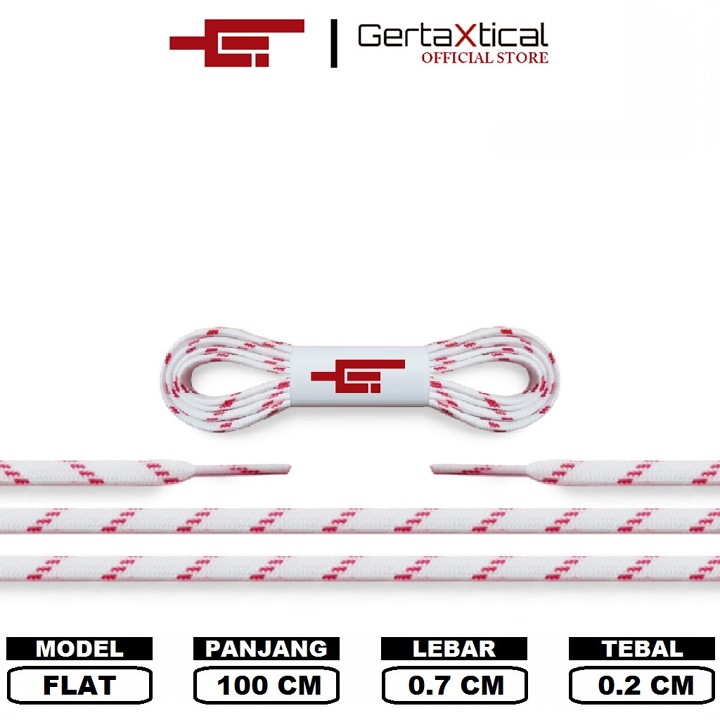 Gertaxtical - Tali Sepatu Universal Striped Cool Shoelace Se