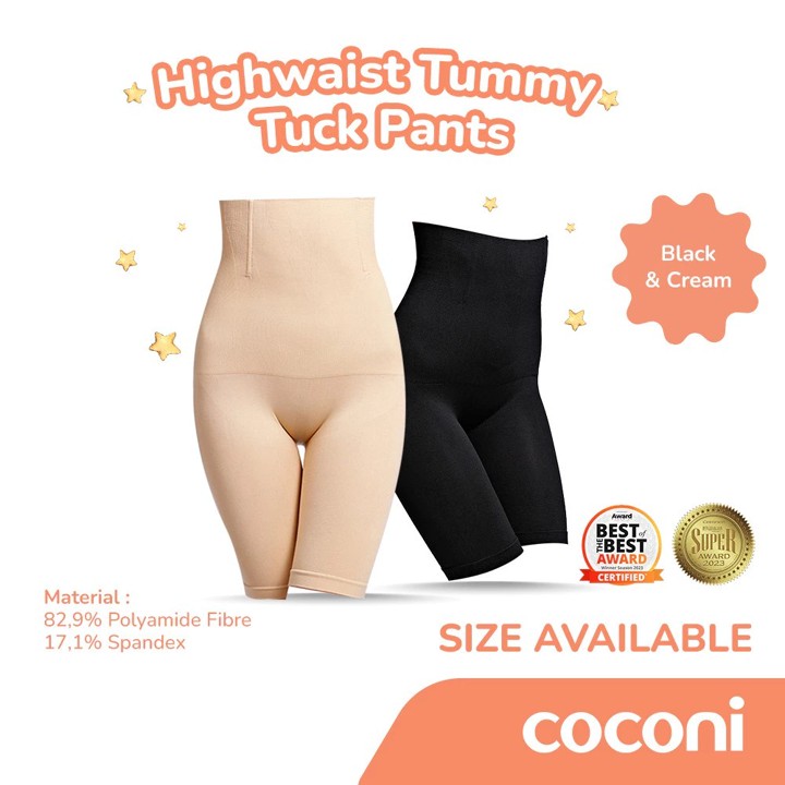 COC18 COCONI HIGHWAIST TUMMY TUCK SHAPER PANTS / CELANA KORS