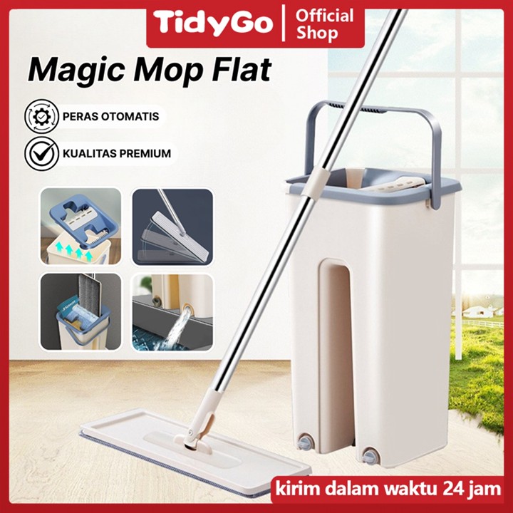 TidyGo Alat Pel Lantai Super Flap Mop MAGIC MOP / Scratch Cl