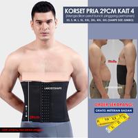 Korset Pria model 29cm kait 4 hilangkan perut buncit