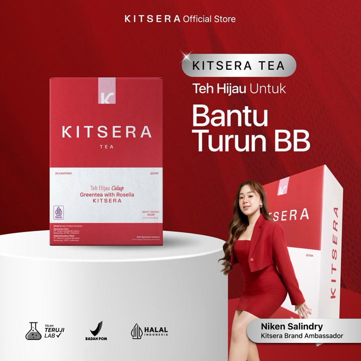 Kitsera Slimming Tea | Teh Pelangsing Herbal | Teh hijau | T