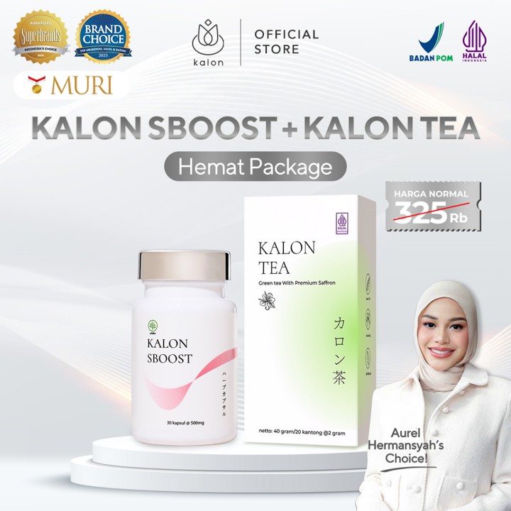 PAKET HEMAT Kalon SBOOST & Kalon Tea Bundle Premium | Pelang