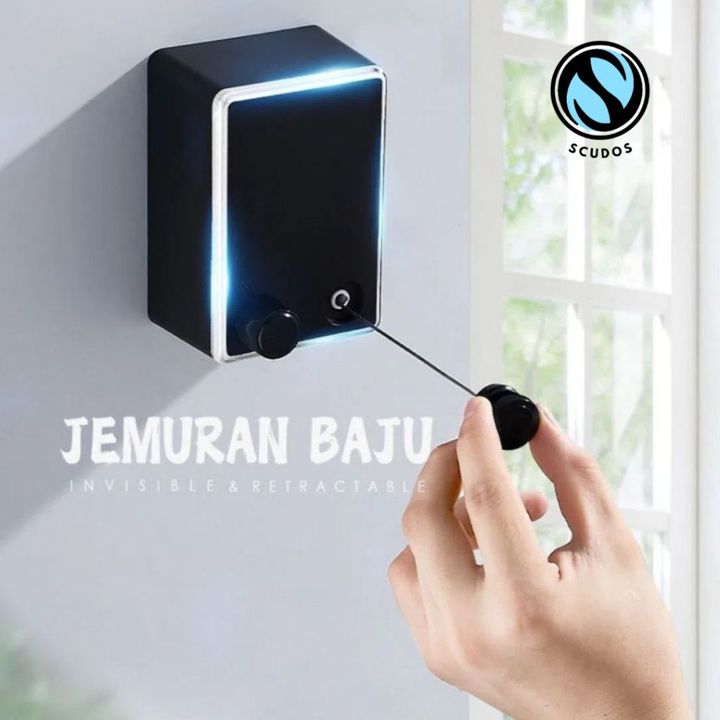 SCUDOS Jemuran Portabel / Jemuran Baju Portable Indoor Outdo
