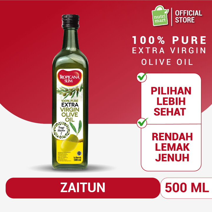 Tropicana Slim Extra Virgin Olive Oil 500ml - 100% Pure Extr