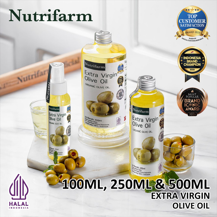 Nutrifarm Extra Virgin Olive Oil 250ml 500ml 100ml