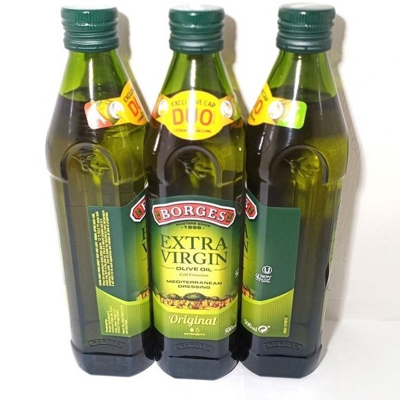 Minyak Zaitun Borgess 500 ML EVOO Extra Virgin Olive Oil Zai