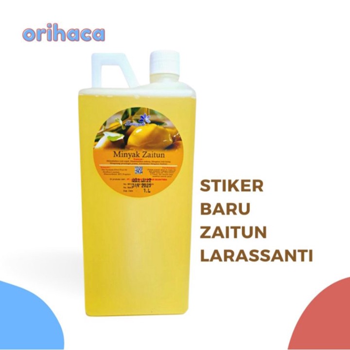 Minyak Zaitun 1 Liter massage oil zaitun larassanti kuning