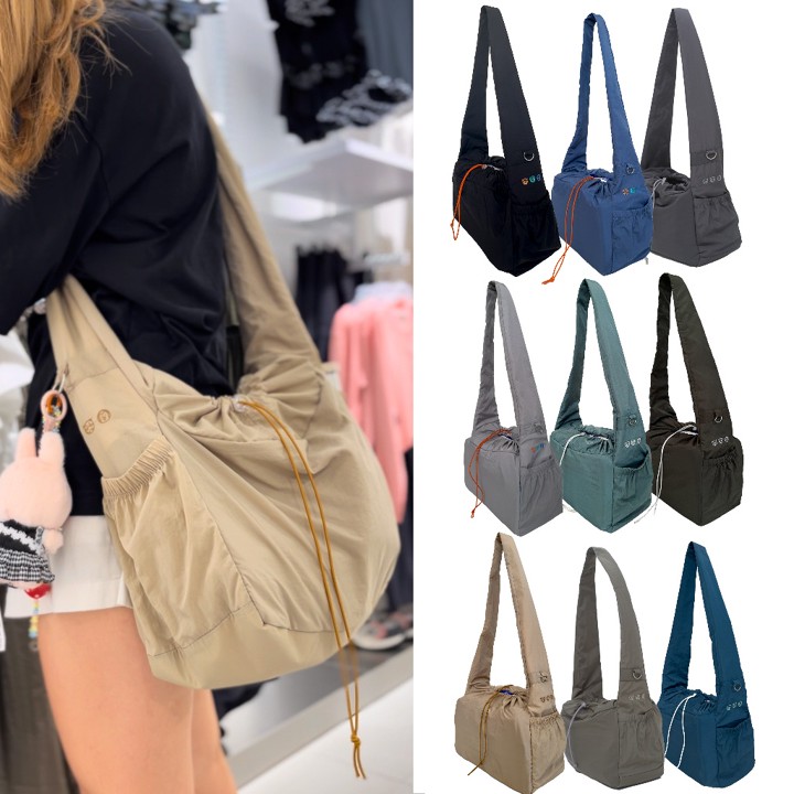 Dippolar Tas Selempang Nylon Crinckle I Slingbag I Shoulder 