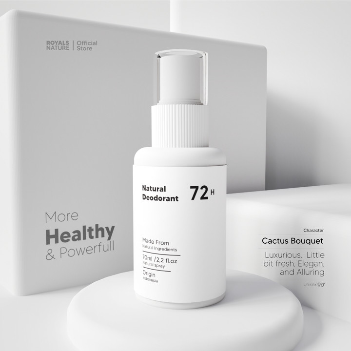 Deodorant 72H+ / Premium grade / Natural deodorant / By.Roya