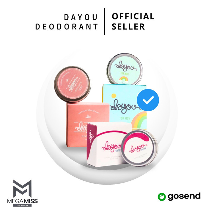 NATURAL DEODORANT | Dayou 50 Gram Deodoran Alami Dodoran Amp