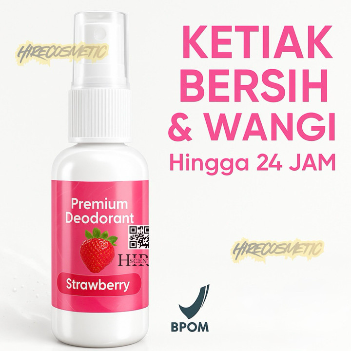 Deodorant Tawas Spray 60ML Cair Alami BPOM