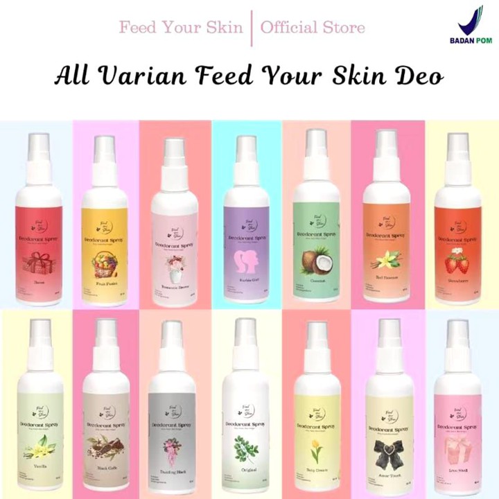 BEST SELLER!!! Magic Deo Feed your skin Deodorant Spray tawa