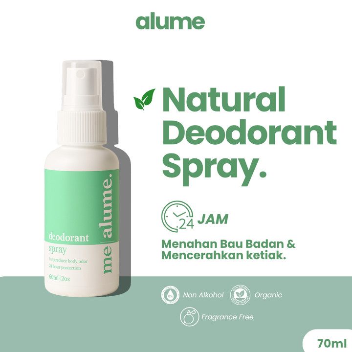 Deodorant Spray Tawas Ampuh Hilangkan Bau Badan 24 jam dan K