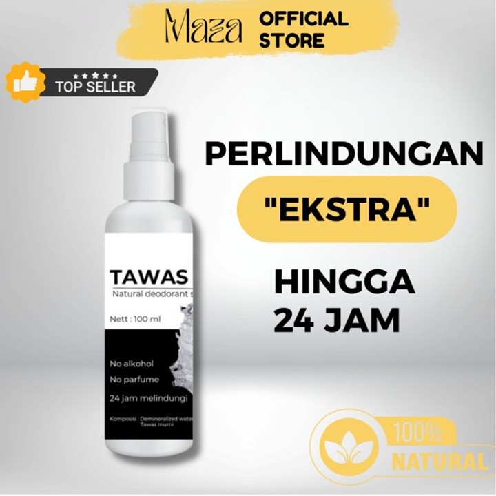 MAZA - Deodorant Alami Tawas Spray 100 ml Perlindungan Sepan