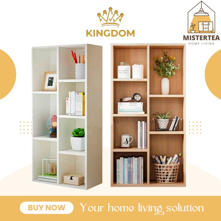 [READY STOCK] KINGDOM PANEL RAK SERBAGUNA KAYU / RAK BUKU / 