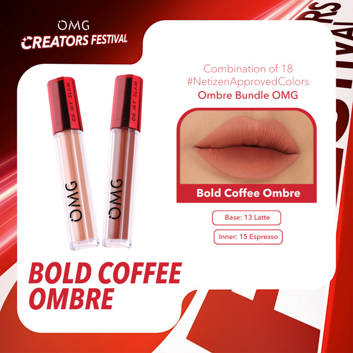 OMG - OMBRE BUNDLE OMG Mattelast Lip Cream Series [CREATOR F