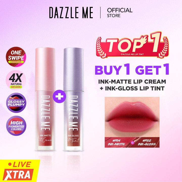 [BUY 1GET 1] DAZZLE ME Ink-Credible Matte Bundle Ink Matte L
