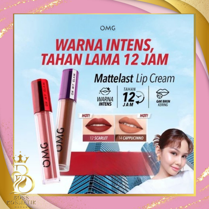 OMG - OMG OH MY GLAM Mattelast Lip Cream 18 Varian (New pack