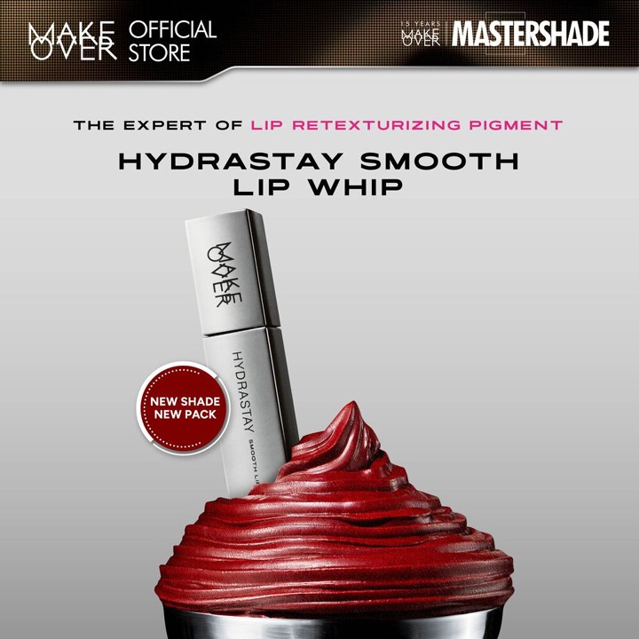 MAKE OVER Hydrastay Smooth Lip Whip - Lipcream Untuk Bibir K