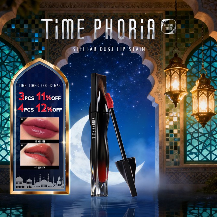 Special Price!] TIME PHORIA - STELLAR DUST LIP STAIN 5ML Lip