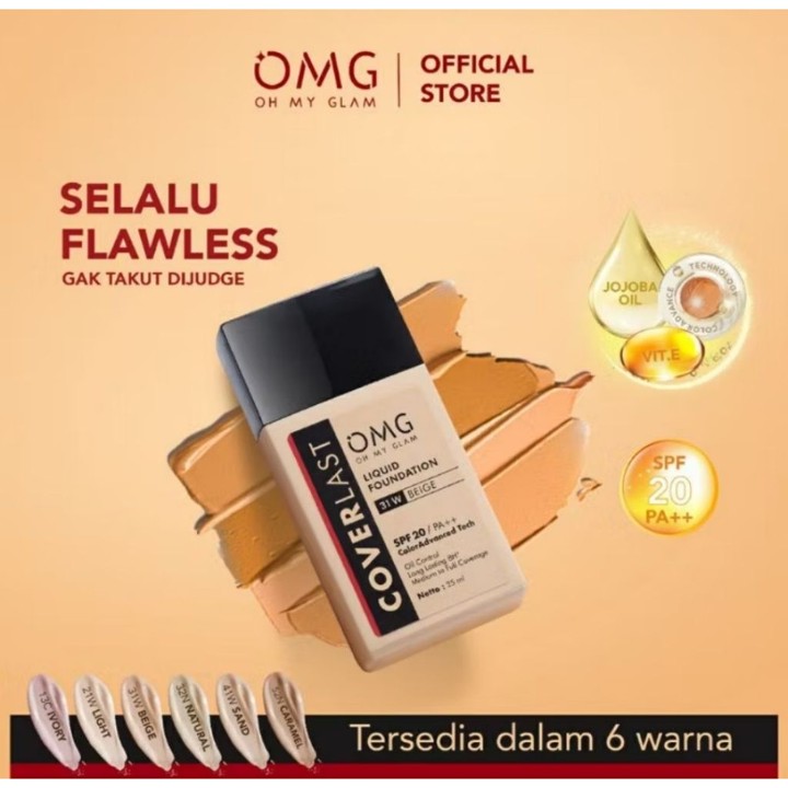 OH MY GLAM coverlast liquid foundation