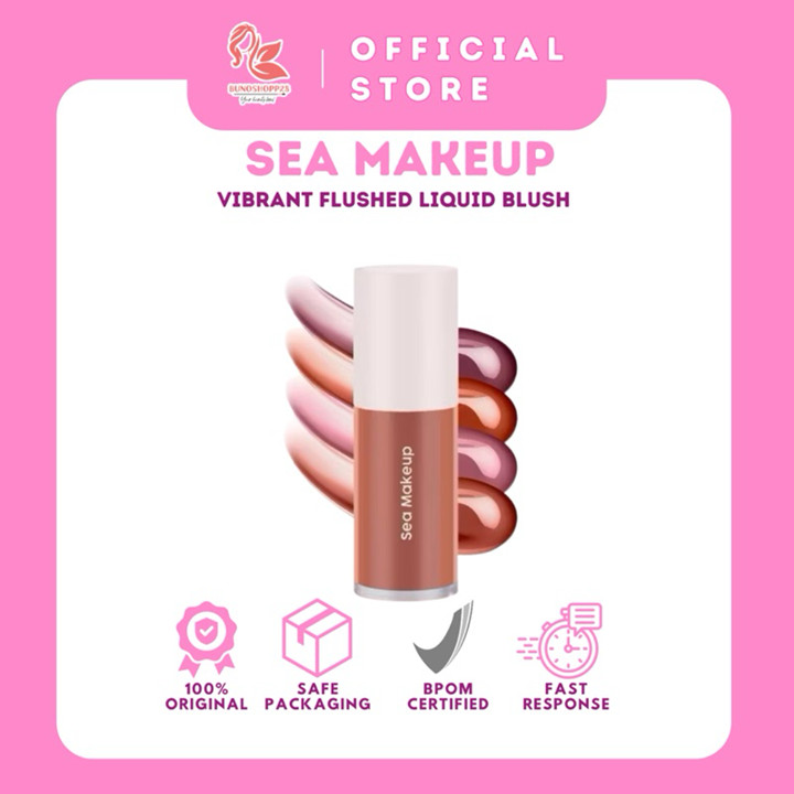 Bunoshopp28 SEA MAKEUP Vibrant Flushed Liquid Blush 6g