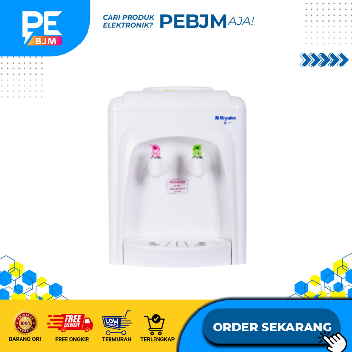DISPENSER MIYAKO WD-185H NORMAL & HOT GARANSI RESMI