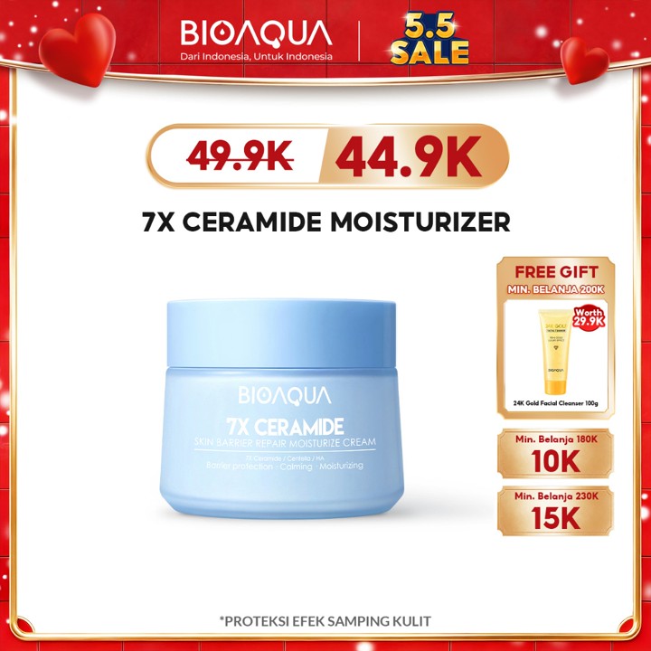 BIOAQUA 7X Ceramide Skin Barrier Repair Moisturizer Cream 50