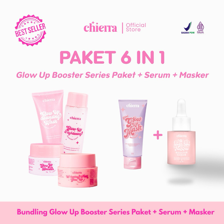 [OFFICIAL STORE] Chierra skincare paket Glow Up Booster Seri