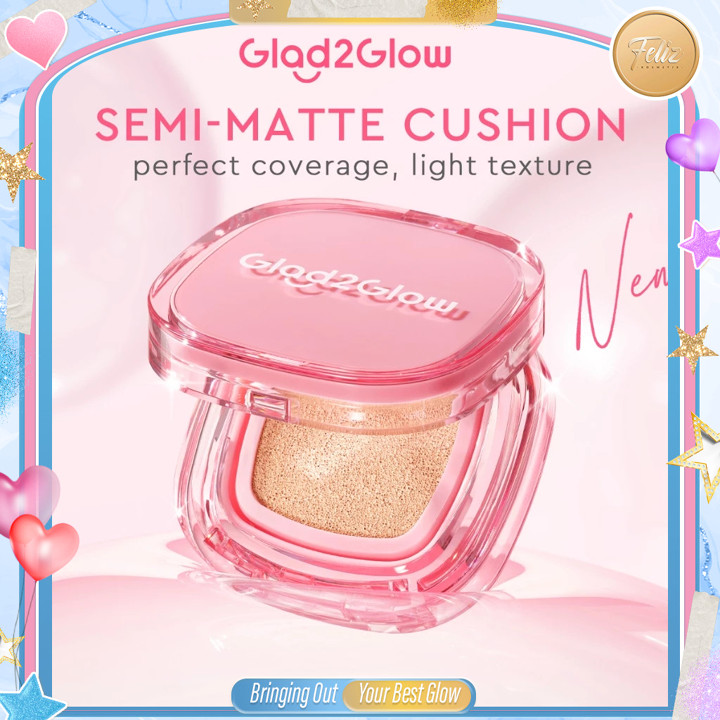 * FELIZ * GLAD2GLOW Perfect Cover Cushion 11gr (PINK)