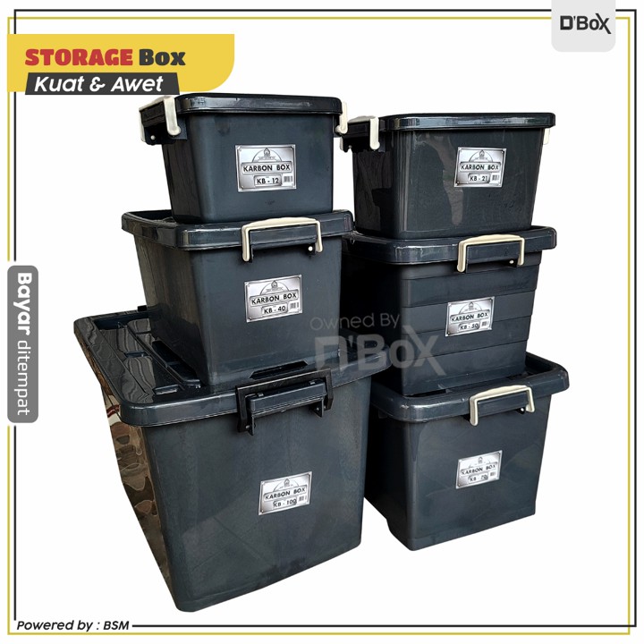 [COD] Box Container Plastik KB 100 80 70 50 40 21 12 Penyimpanan Serbaguna Murah 95 60 52 45 30 15 7 Liter