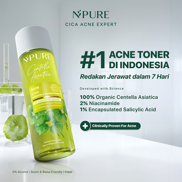 NPURE Cica Hydrating Acne Toner 150 ml / Hydrating Toner / A