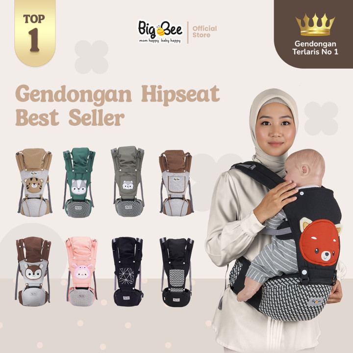Big Bee Gendongan Hipseat Gendongan Bayi Depan | Gendongan Bayi Hipseat All Series