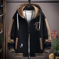 JAKET HOODIE ZIPER FRINGT SWEATER ZIPER HOODIE COWOK COWEK R
