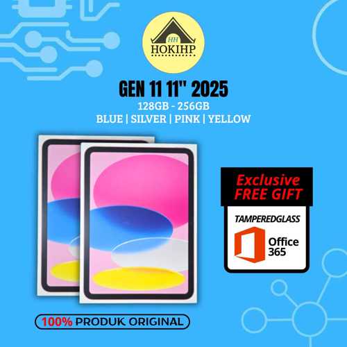 APPLE iPAD 11 2025 128GB 256GB 512GB WIFI ONLY NEW SEGEL BNIB