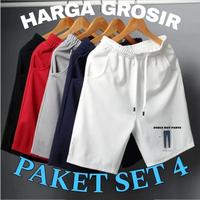 promo 100 ribu  dapat 4 pcs  celana pendek pria  santai baby