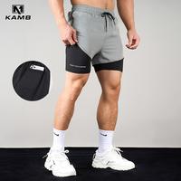 KAMB Celana Sport Pria 2 in 1 - Nyaman, Elastis, Cepat Kerin