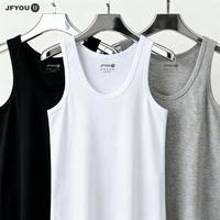 JFYOU  Singlet Pria Kaos dalam Pria | Hitam | Putih | Abu | 