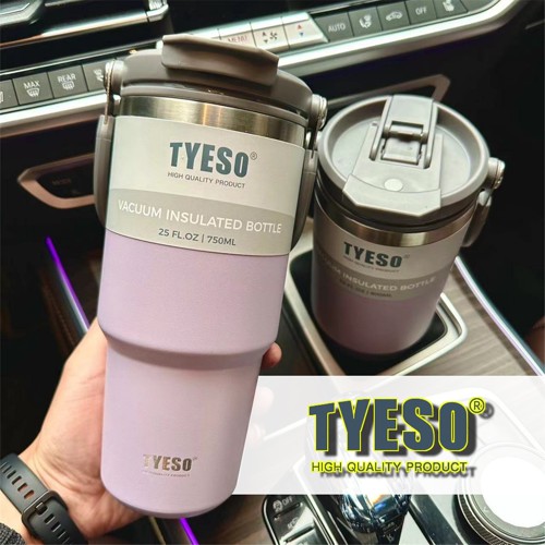 TYESO TUMBLER STAINLESS KOPI CUP HIGH QUALITY VACUUM INSULATED 600ml 900ml 1200ml ORIGINAL Botol Minum
