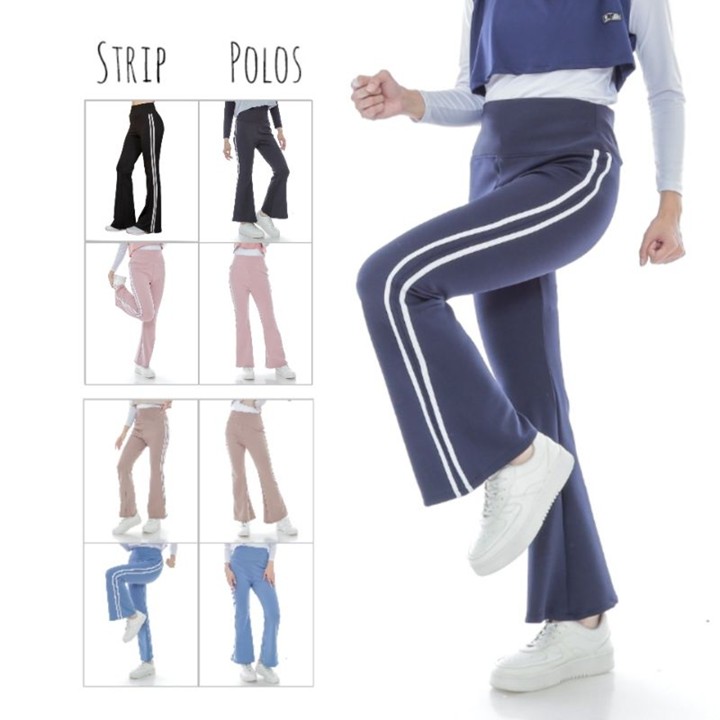 Celana Olahraga Wanita Cutbray Scuba highwaist Sport Lari Zumba Senam Joging