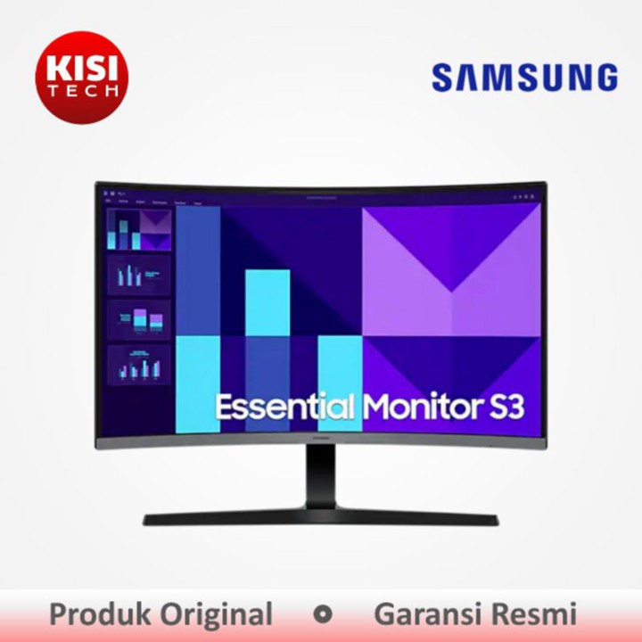 Monitor Samsung S27D396 LED 27 Inch VA 100Hz Curved Speaker HDMI VGA