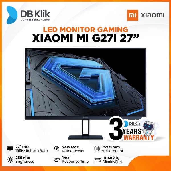 XIAOMI G27i 165Hz / G27i 2026 200Hz Monitor Gaming 27" IPS FHD 1ms AMD FreeSync 