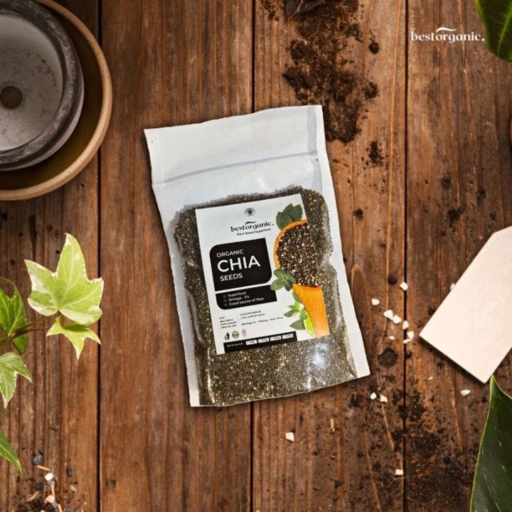 CHIA SEED ORGANIC BEST HONEY (GRATIS ONGKIR) Biji Selasih Bagus Untuk Diet 70gr,