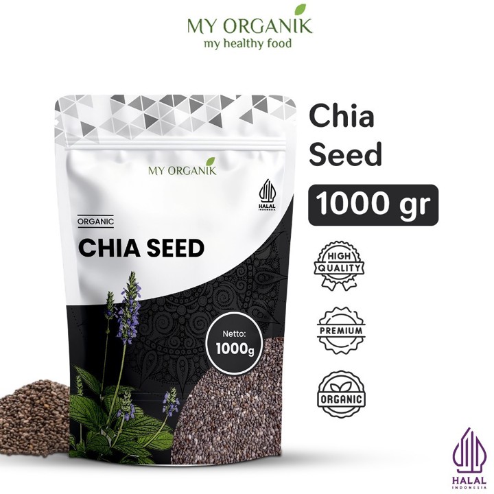 My Organik Chiaseed Organik 1 Kg Chia Seed Premium High Quality