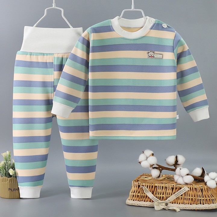NIUNIU BAJU TIDUR ANAK 0-5 TAHUN SETELAN PIYAMA BAYI SET LENGAN PANJANG BAHAN LE