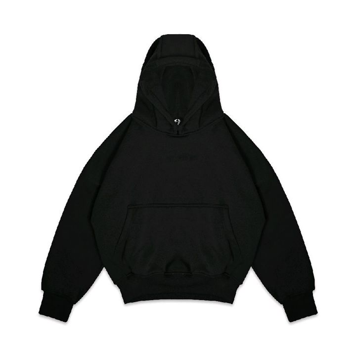 Seeking - Hoodie Boxy Oversized 400/420 Gsm Basic Polos Black