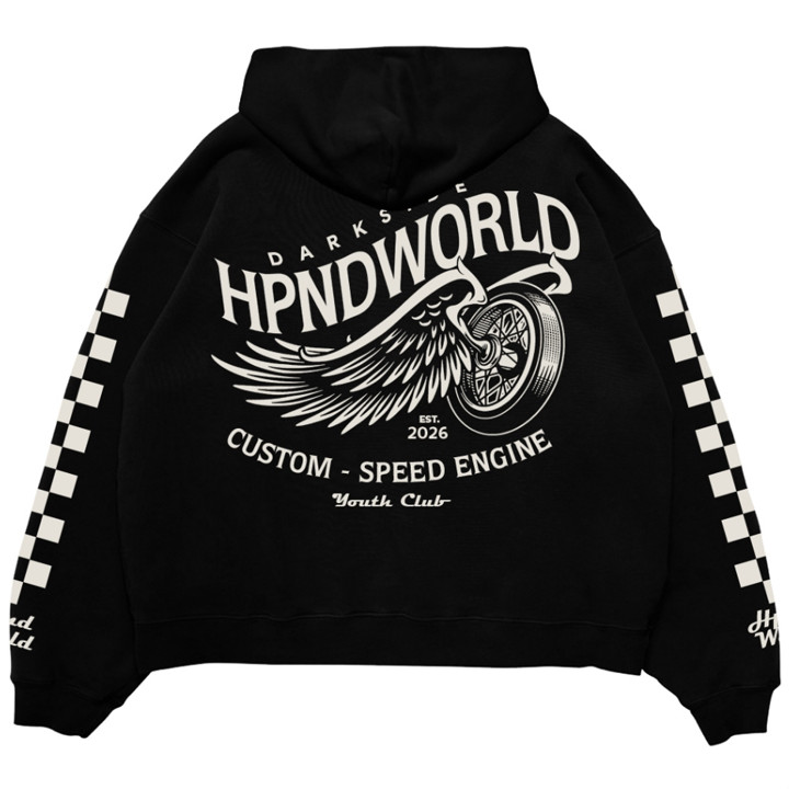 HPND - Sweater Hoodie Boxy Fit Original Basic BuIofa Fleece Limited Edition