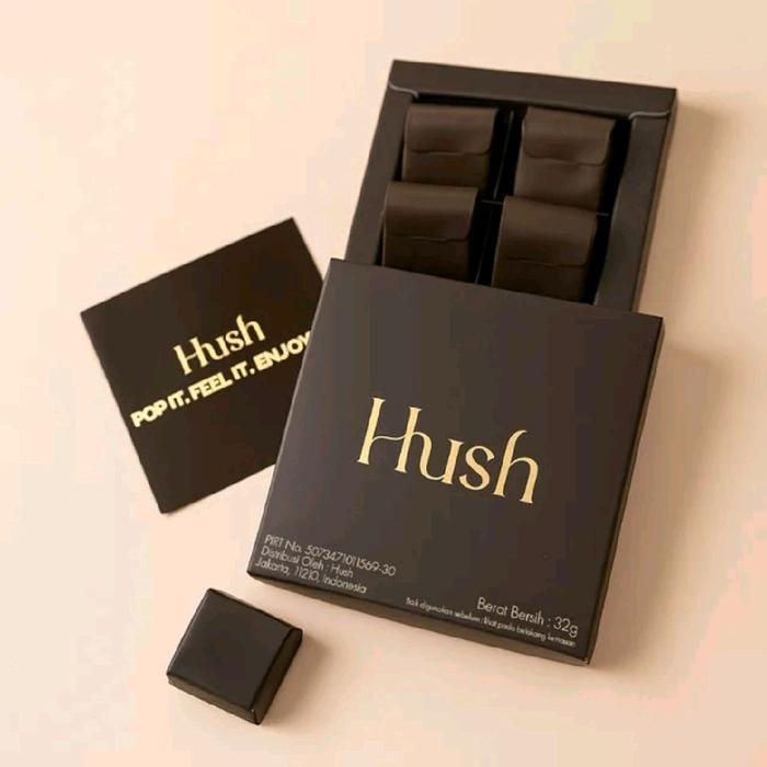 Hush Hash Chocolate 2 Box Isi 8 32gram Cokelat Premium untuk Snack dan Dessert C